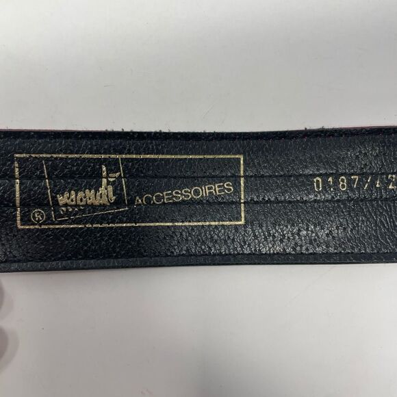 Vintage Mondi Leather and Suede Belt Small - Picture 3 of 5